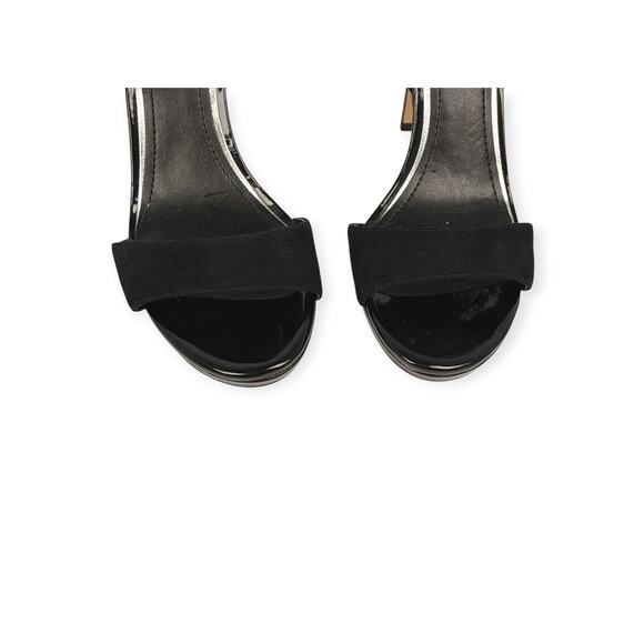 White House Black Market Bryn Suede Heels | Black | 8 - Picture 9 of 9